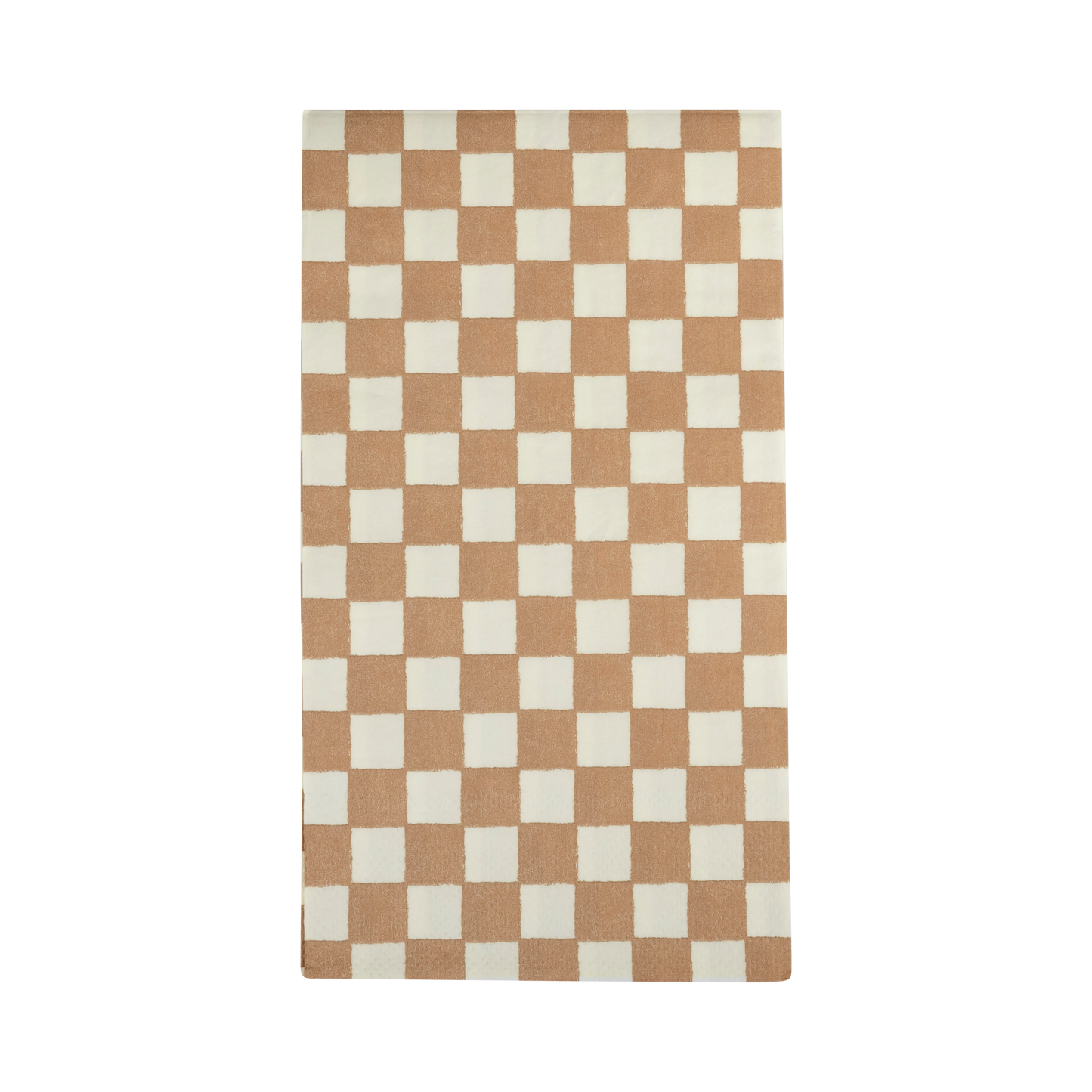 Gingerbread Checked Dinner Napkin