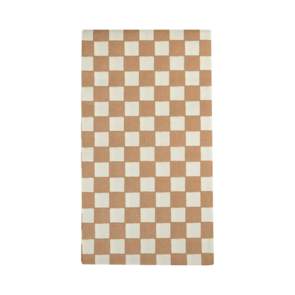 Gingerbread Checked Dinner Napkin