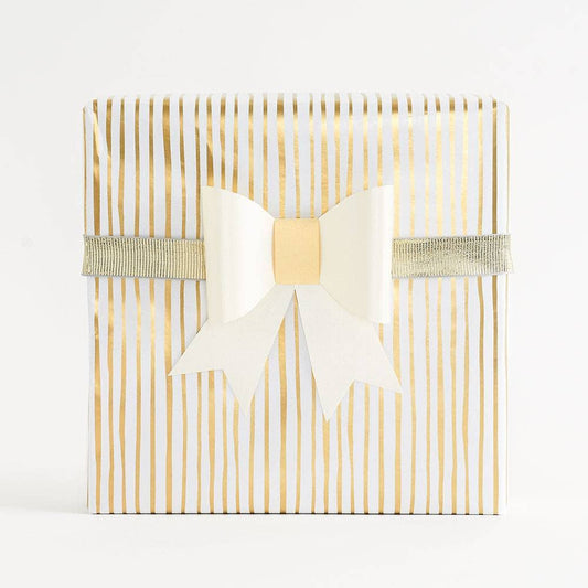 Gold Foil Stripe Wrapping Paper