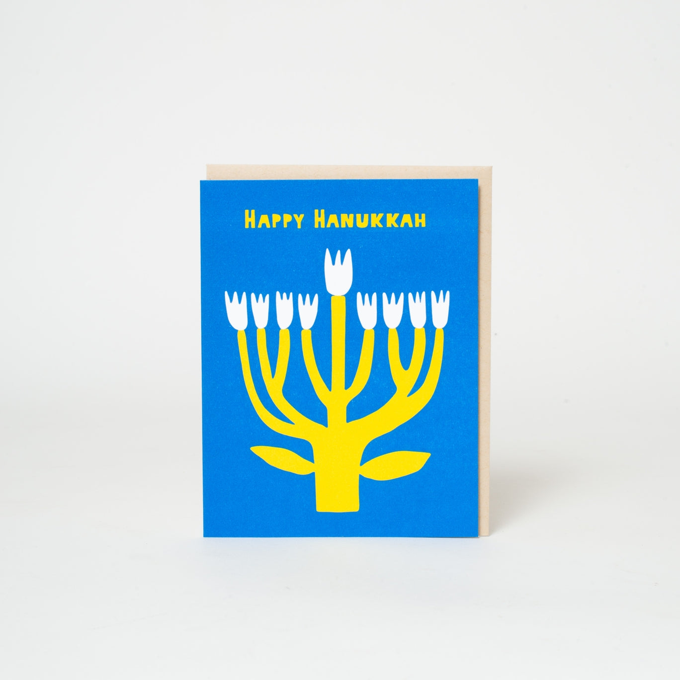 Suzy Ultman Flower Menorah Hanukkah Card
