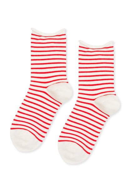 Nautical Stripe Crew Socks