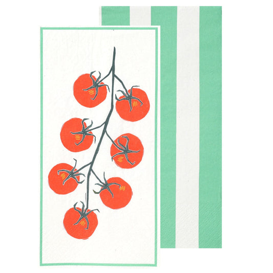 Tomato Long Lunch Paper Napkins
