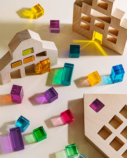 Riley City Building Blocks & Gems Set