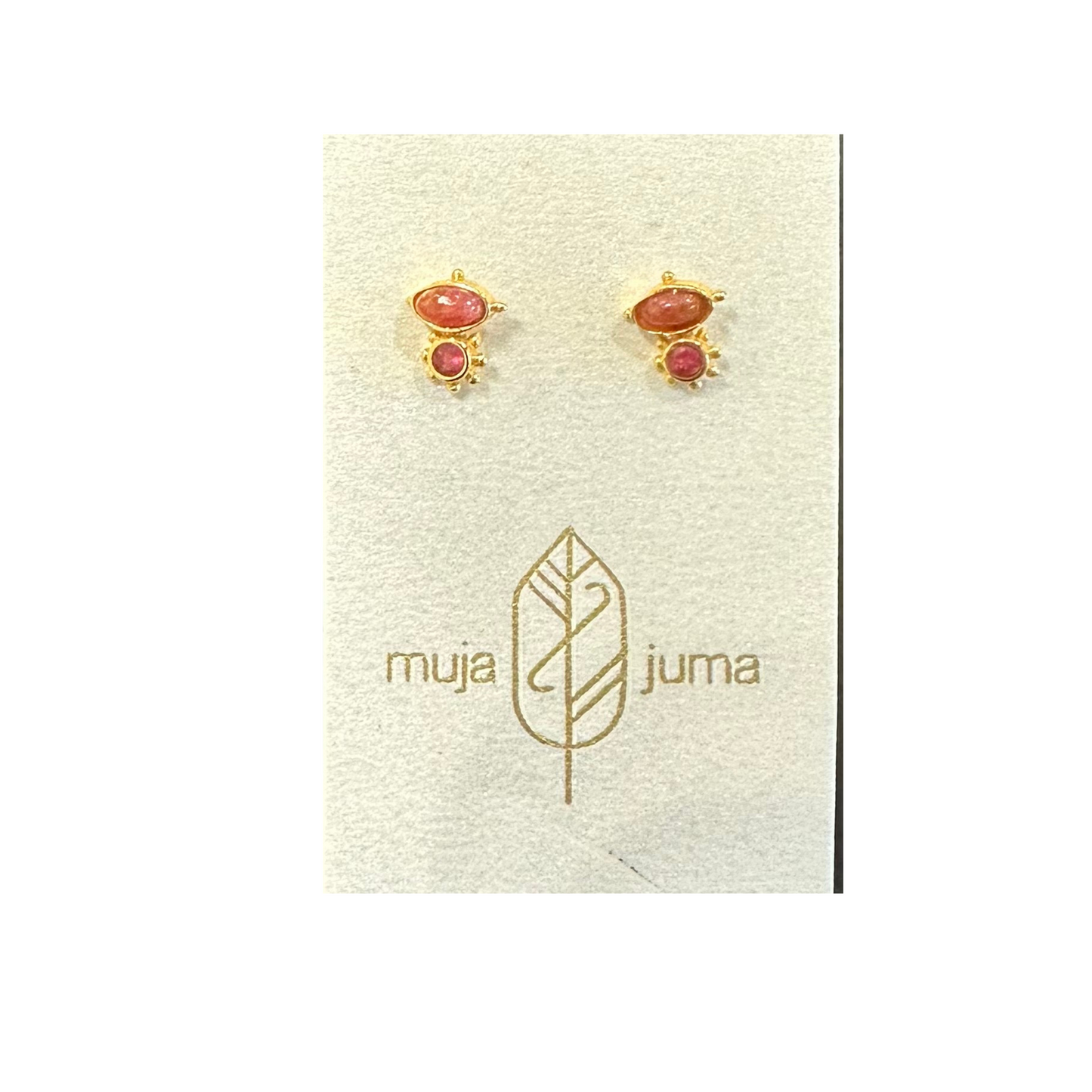 Muja Oval Stud Earrings