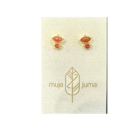 Muja Oval Stud Earrings