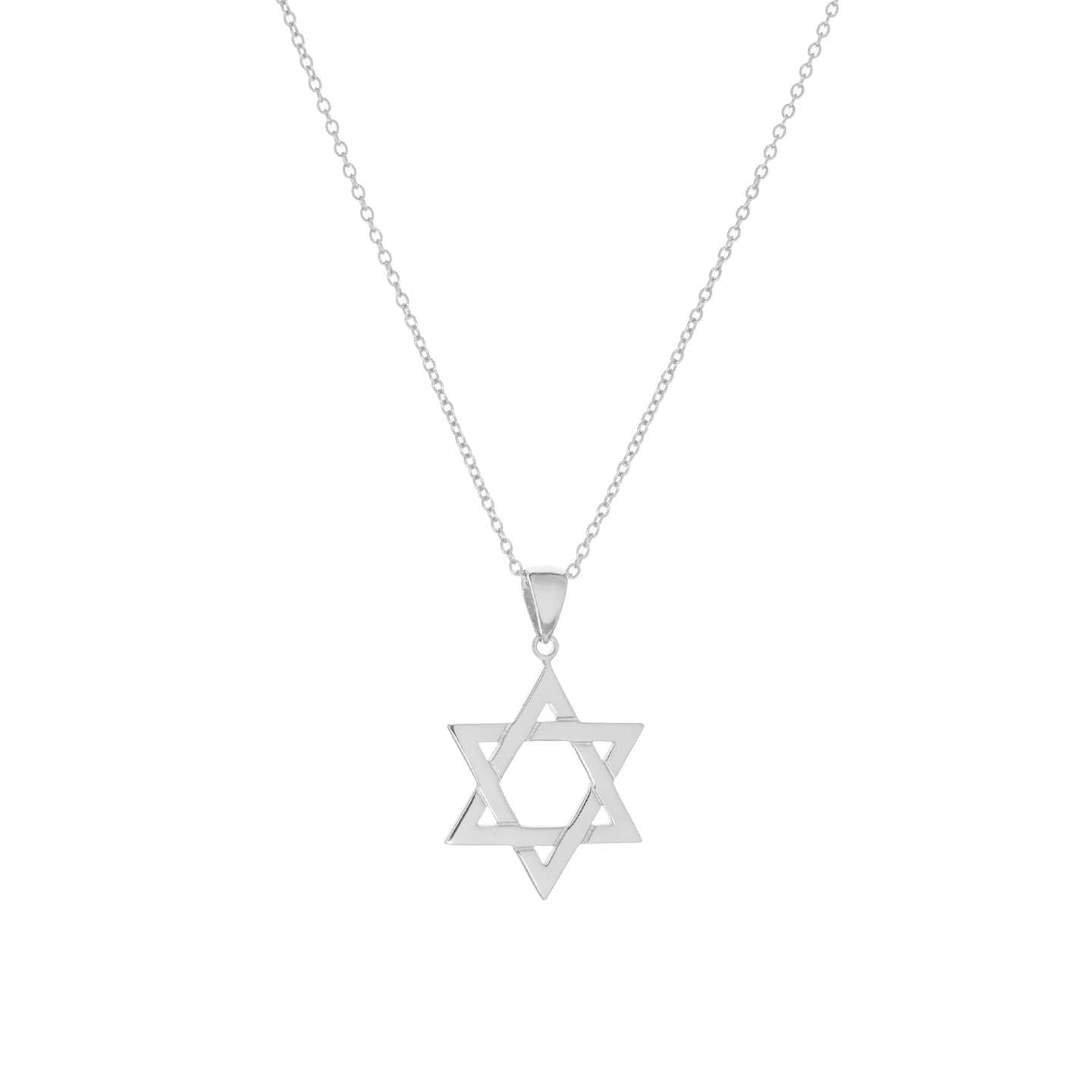 Large Star of David Pendant Necklace