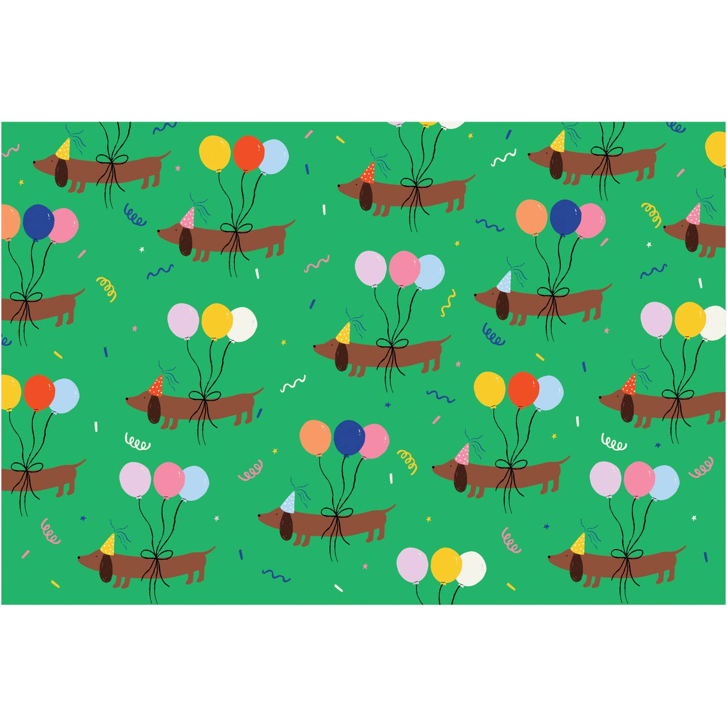 Balloon Pet Dogs Gift Wrap