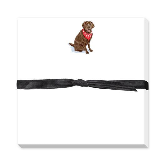 Chocolate Lab Notepad