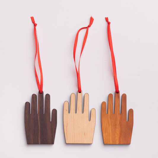 Hand Christmas Ornament