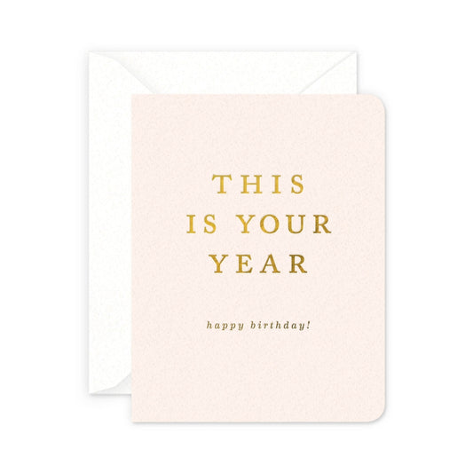 Your Year Birthday Card