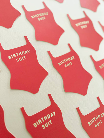 Birthday Suit Card