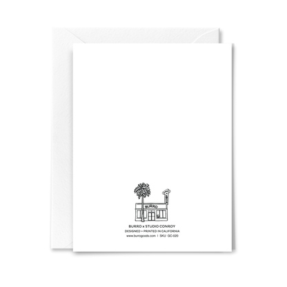 Floral Thanks Card