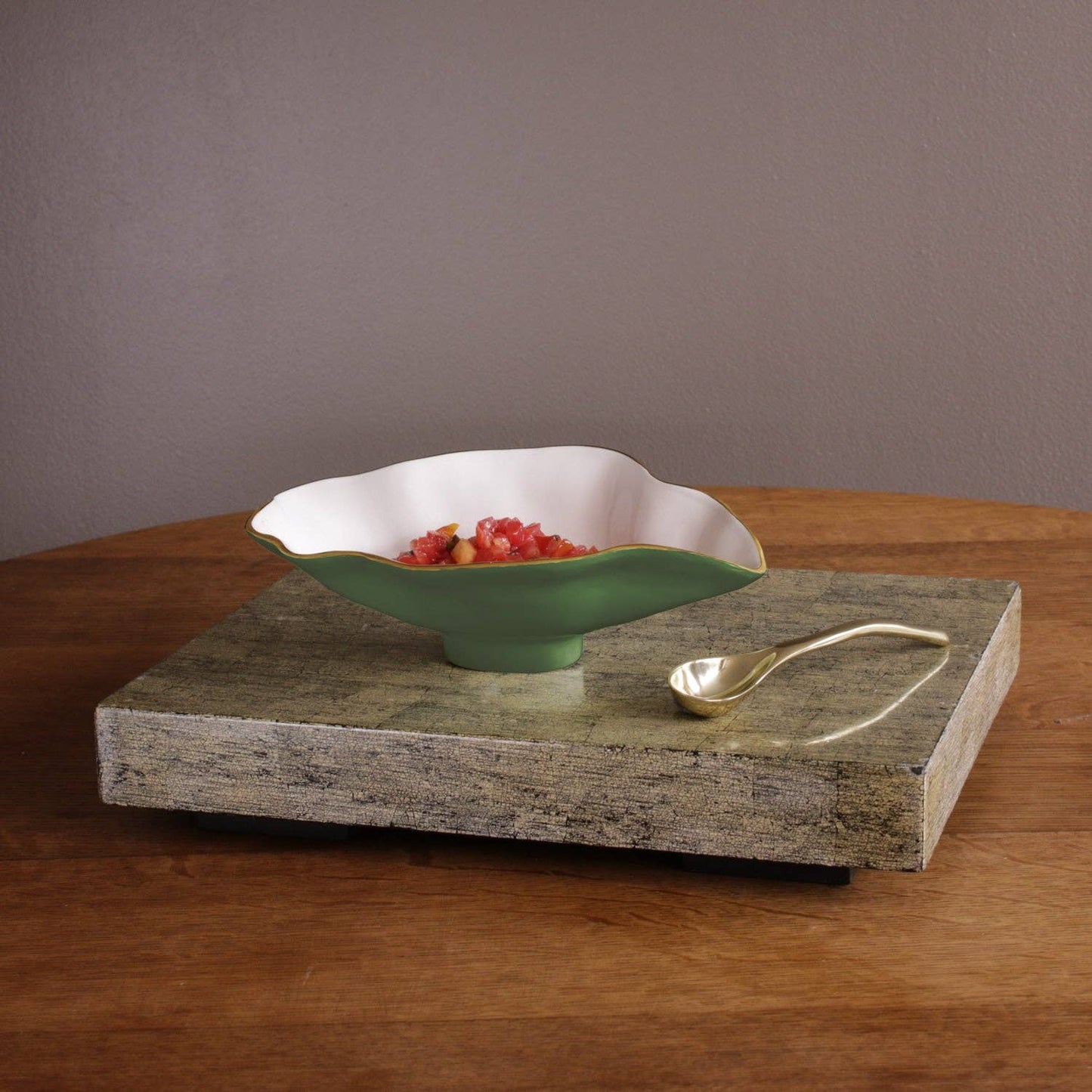 Encanto Claire Small Oval Bowl with Spoon