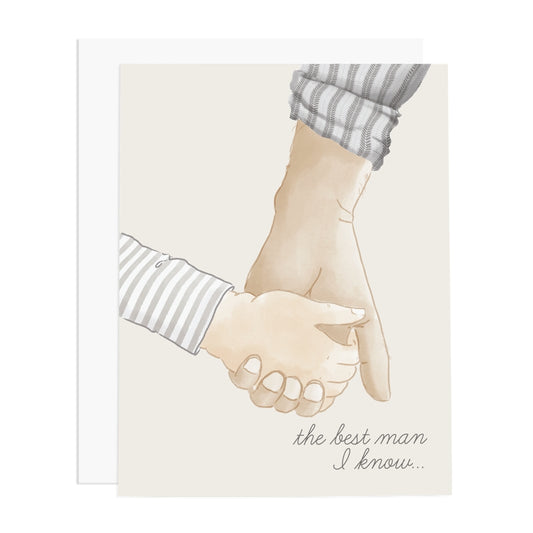 To The Best Man I Know Father's Day Card