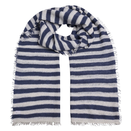 Stripe Cashmere Scarf