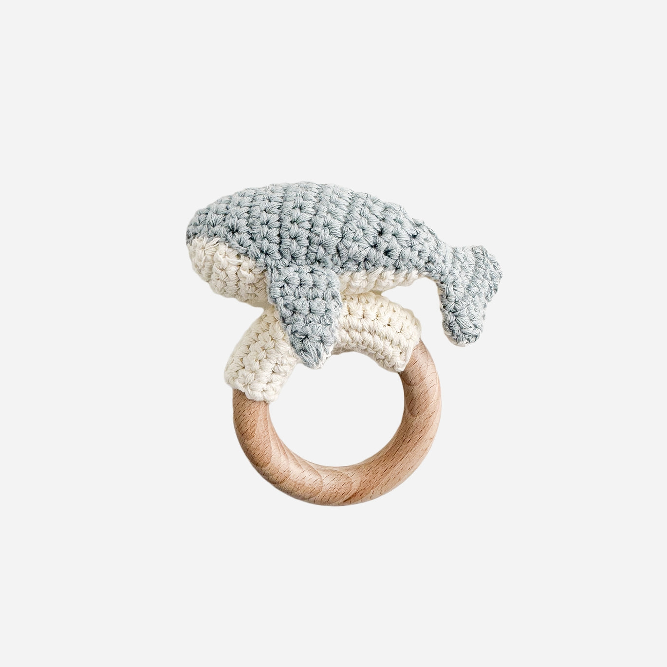 Cotton Crochet Whale Teether