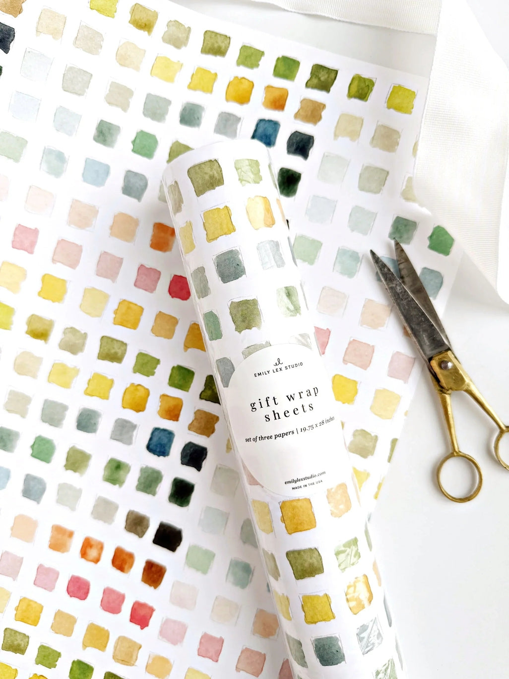 Paint Swatch Gift Wrap