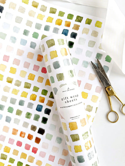 Paint Swatch Gift Wrap