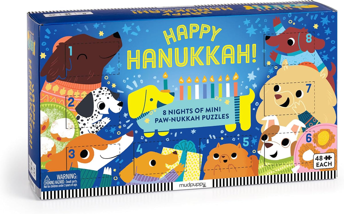Happy Hanukkah! Countdown Puzzle Set