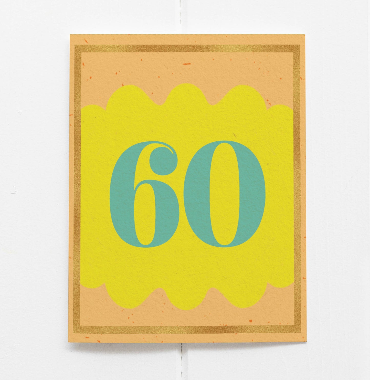 Happy Birthday 60 Card