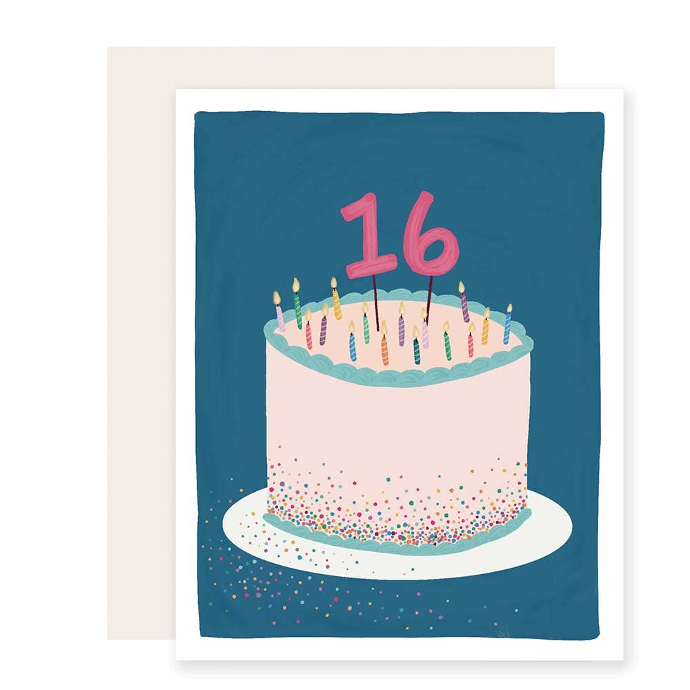 Sweet 16 Birthday Card