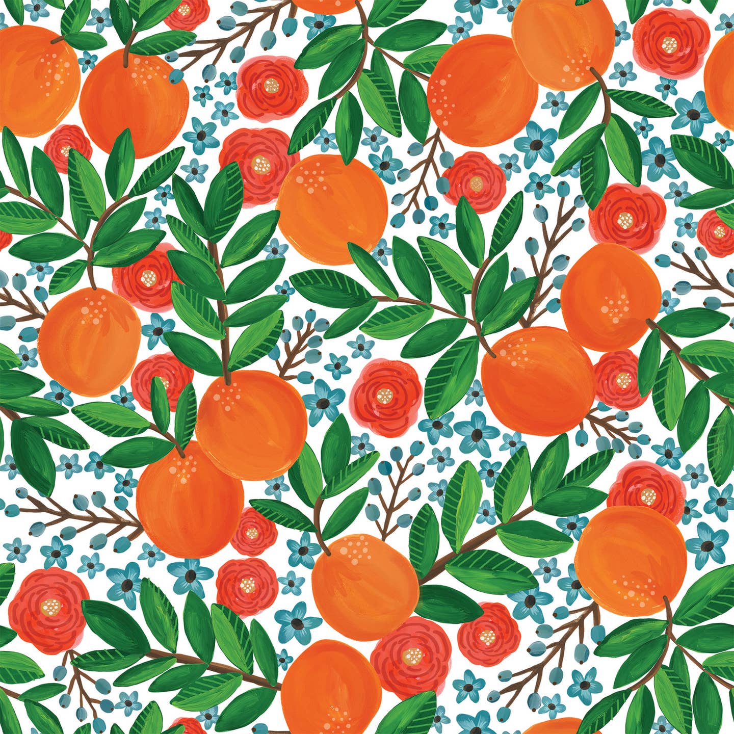 Mandarin Grove Gift Wrap