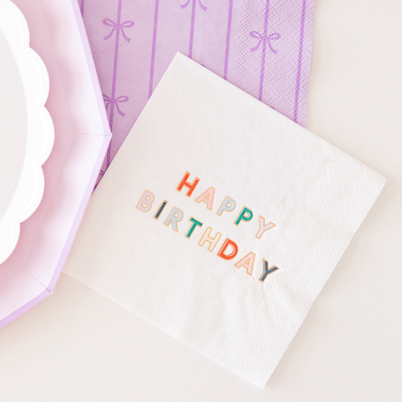 Happy Birthday Cocktail Napkins