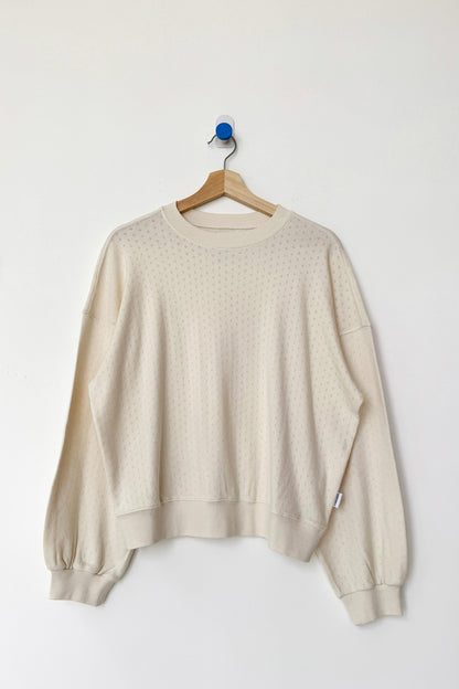 Pointelle Core Sweatshirt
