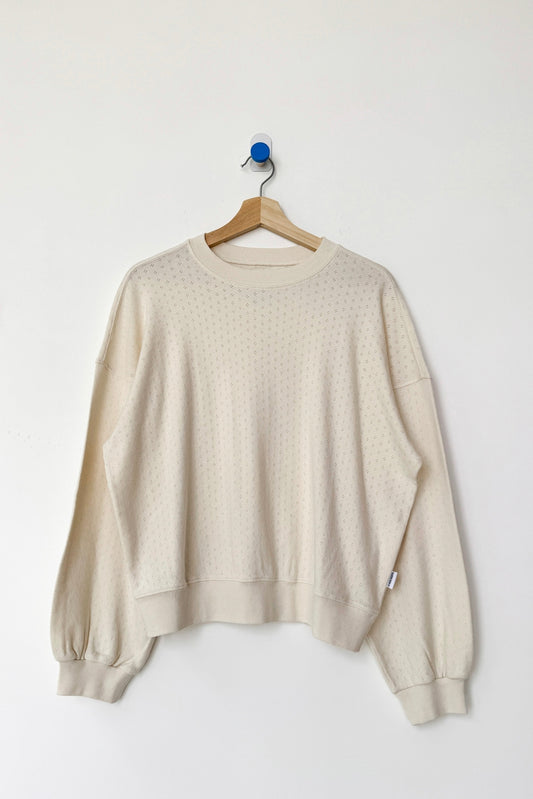 Pointelle Core Sweatshirt