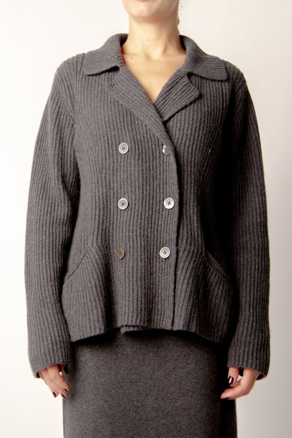 Double-Breasted Cashmere Jacket