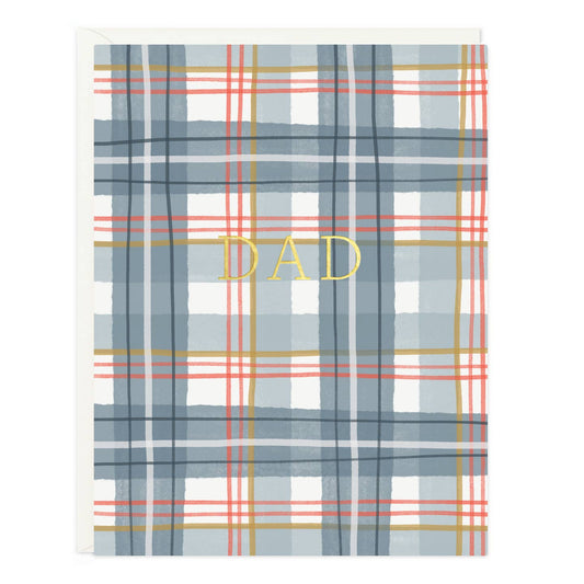 Dad Plaid Card