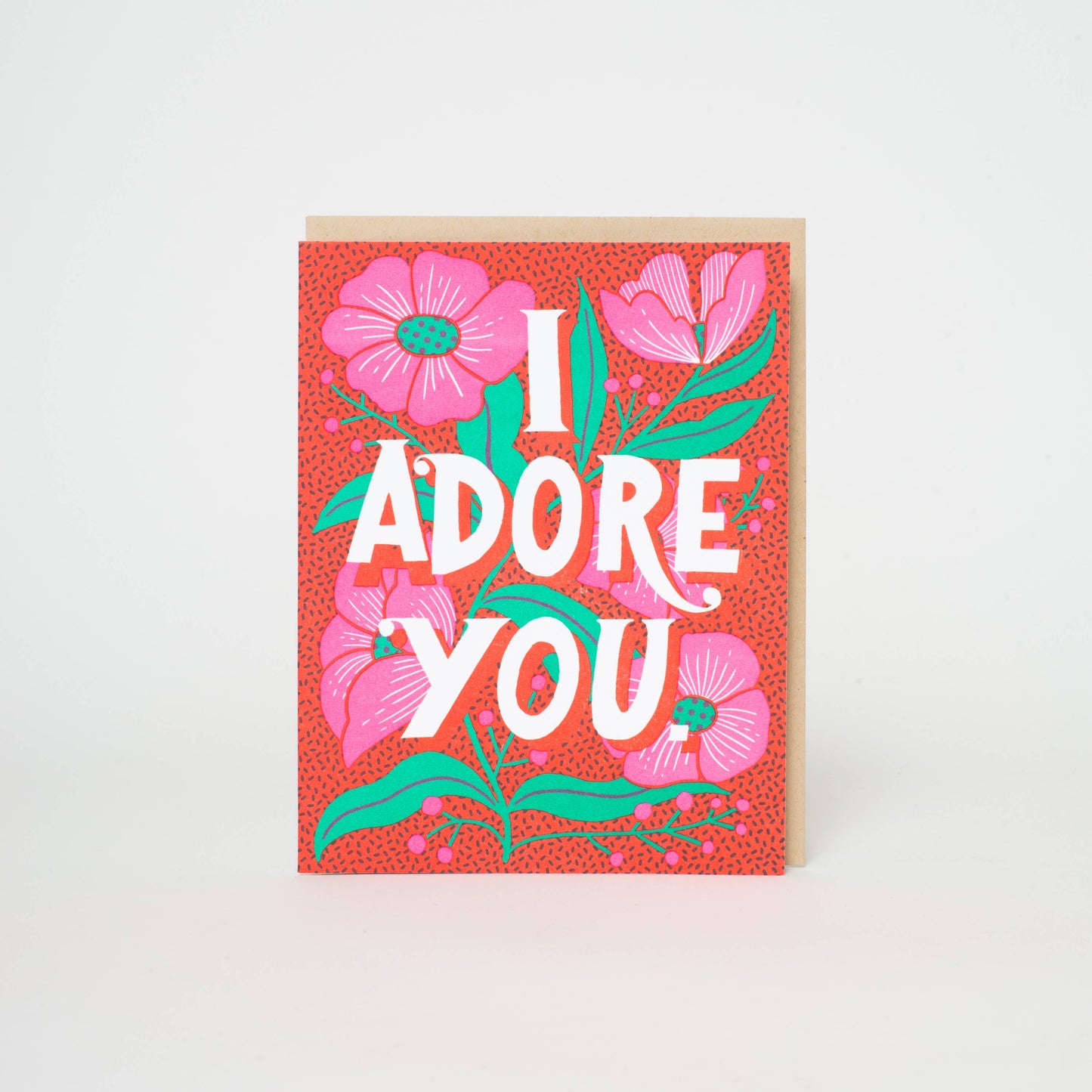 Adore You Flowers Card