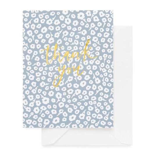 Thank You Floral Card