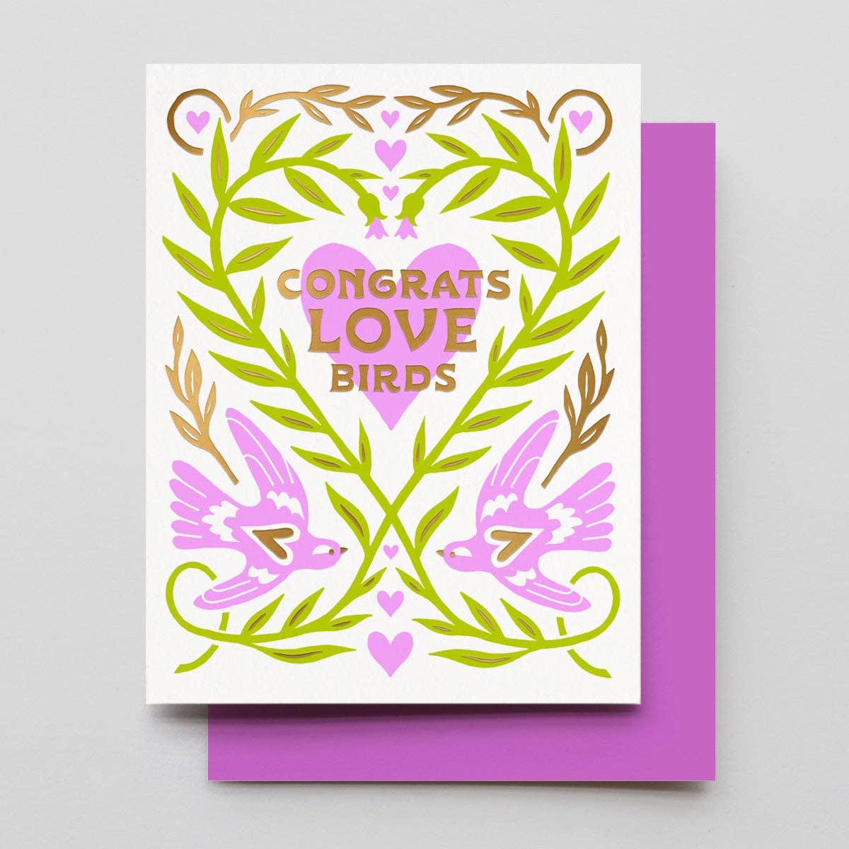 Congrats Love Birds Card