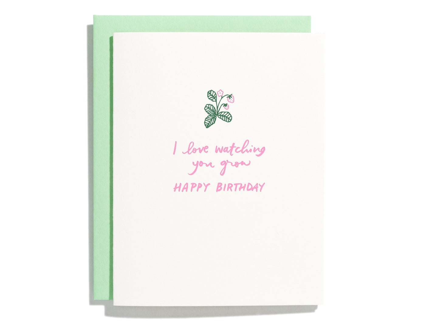 Watching You Grow Birthday Greeting Card