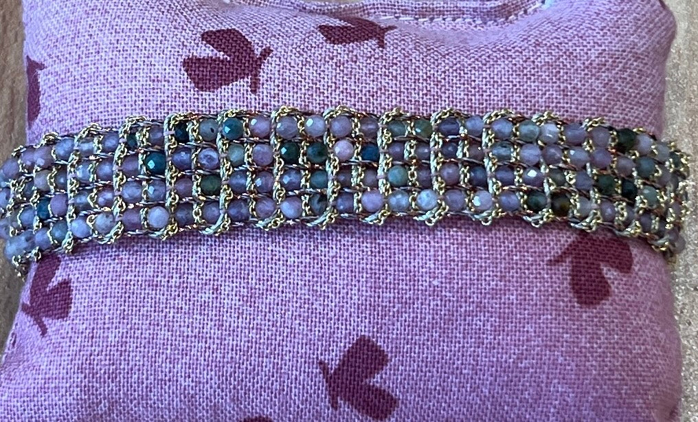 Muamara Jaipur Pink Tourmaline Bracelet