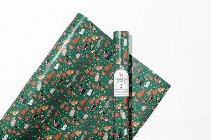 Holiday Cats Gift Wrap