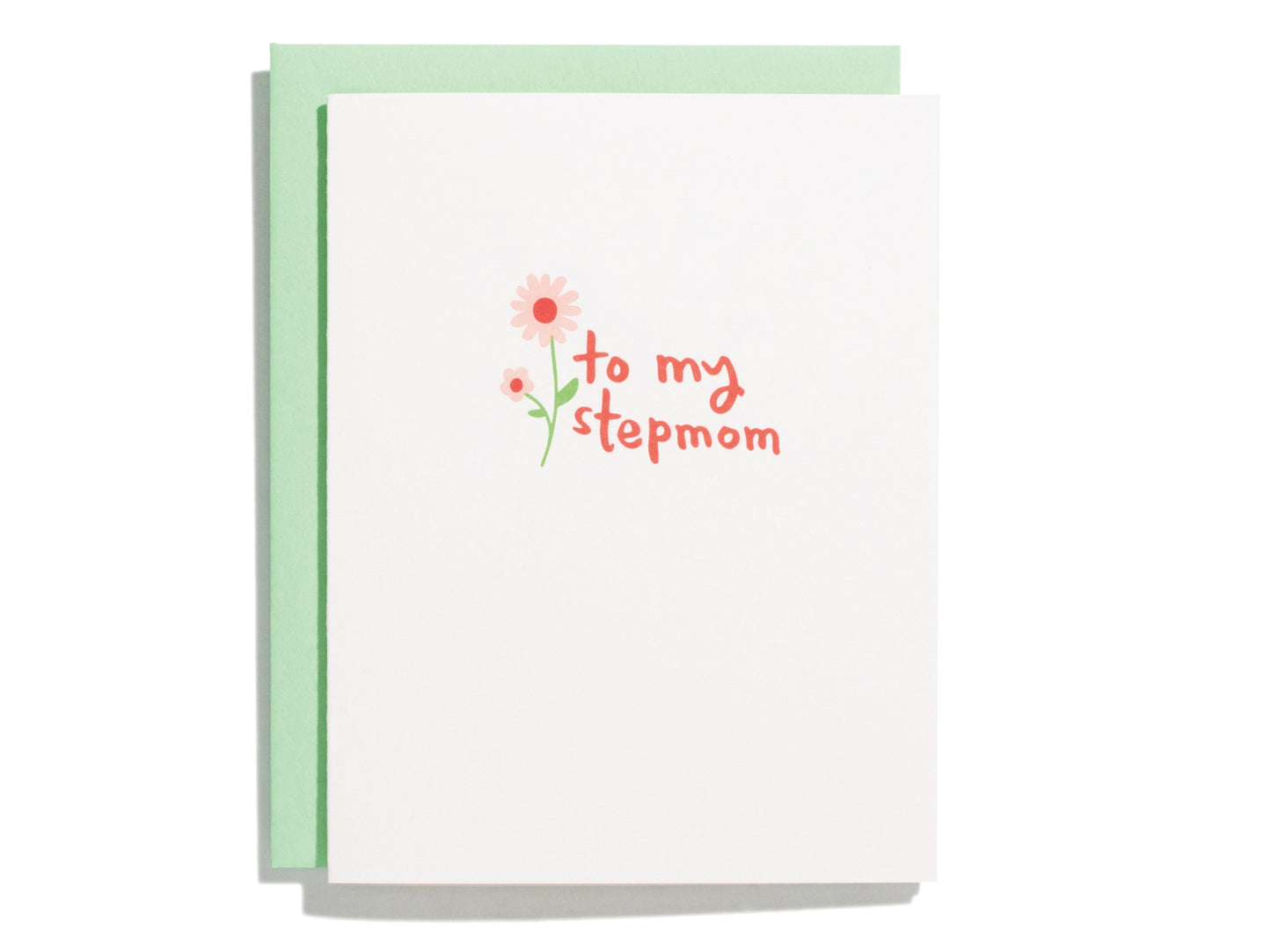 Stepmom Flower Greeting Card