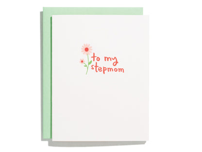 Stepmom Flower Greeting Card