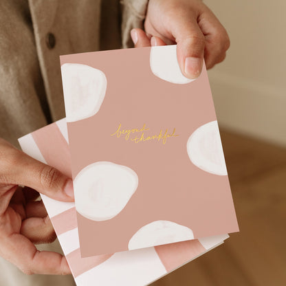 Beyond Thankful Dots Card