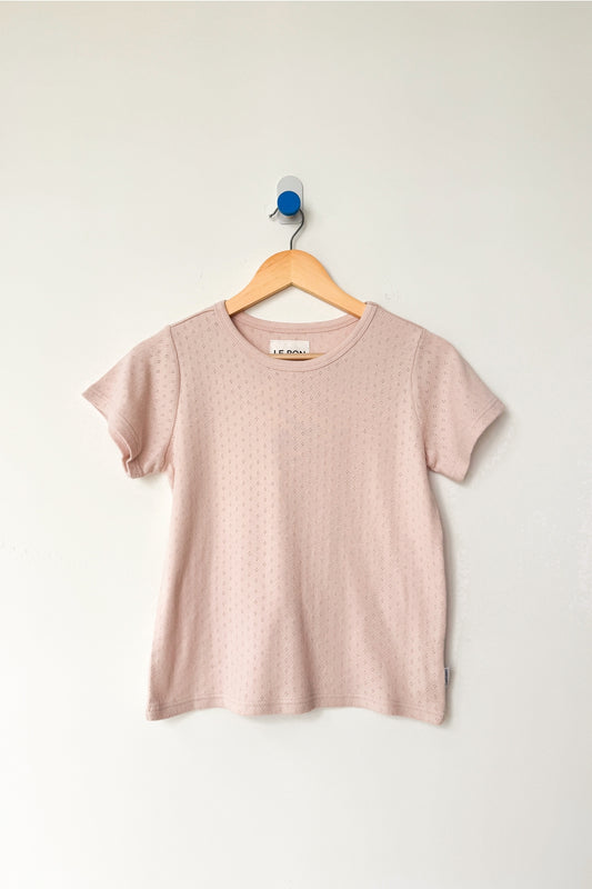 Pointelle Babe Tee