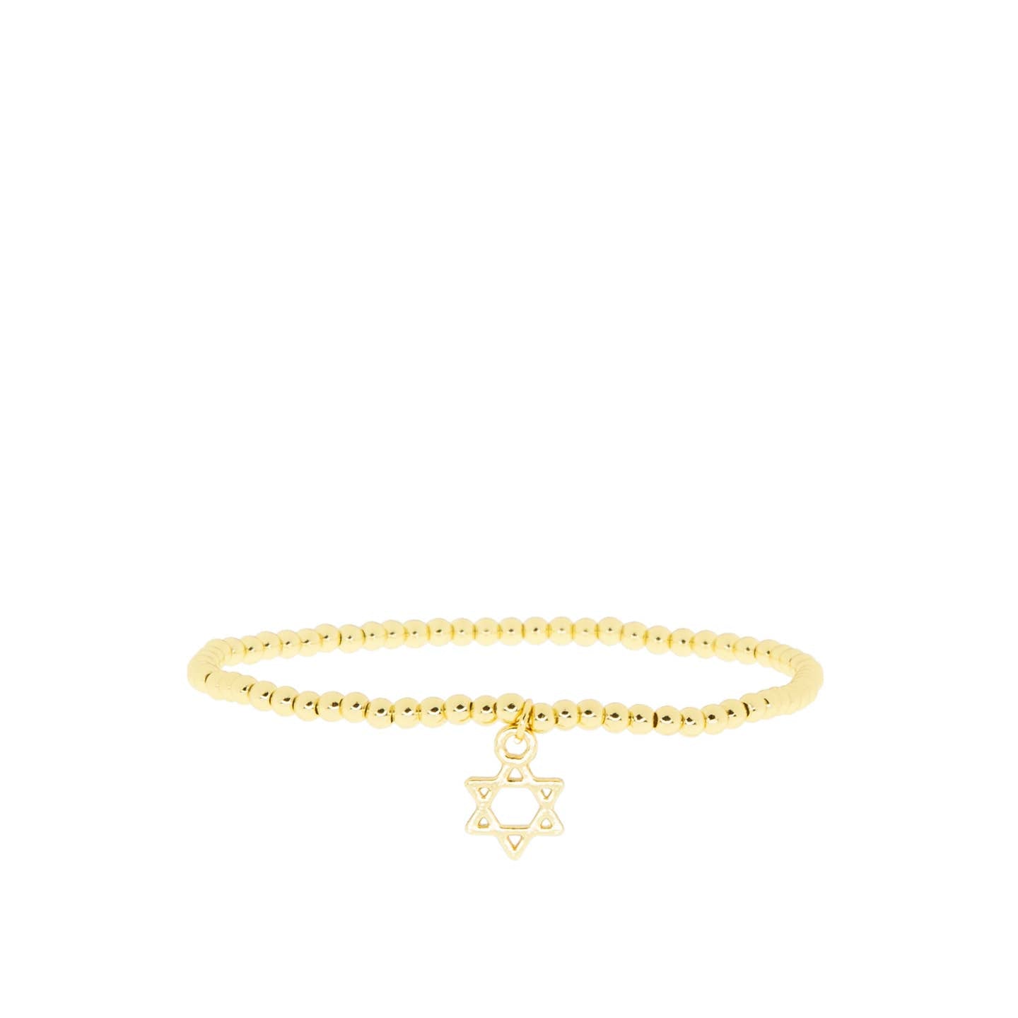 Star of David Hanging Charm Bracelet