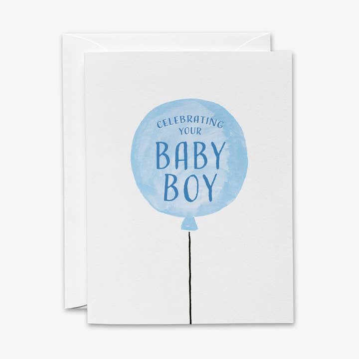 Celebrating Your Baby Boy Card