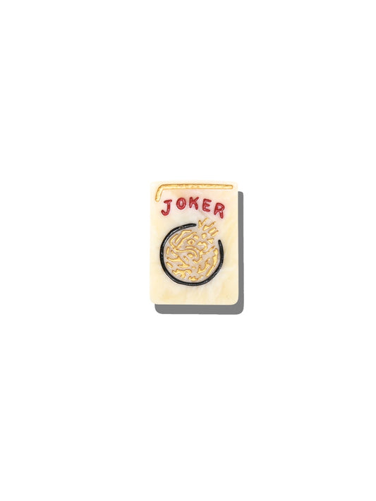 Mahjong Brooch Pin