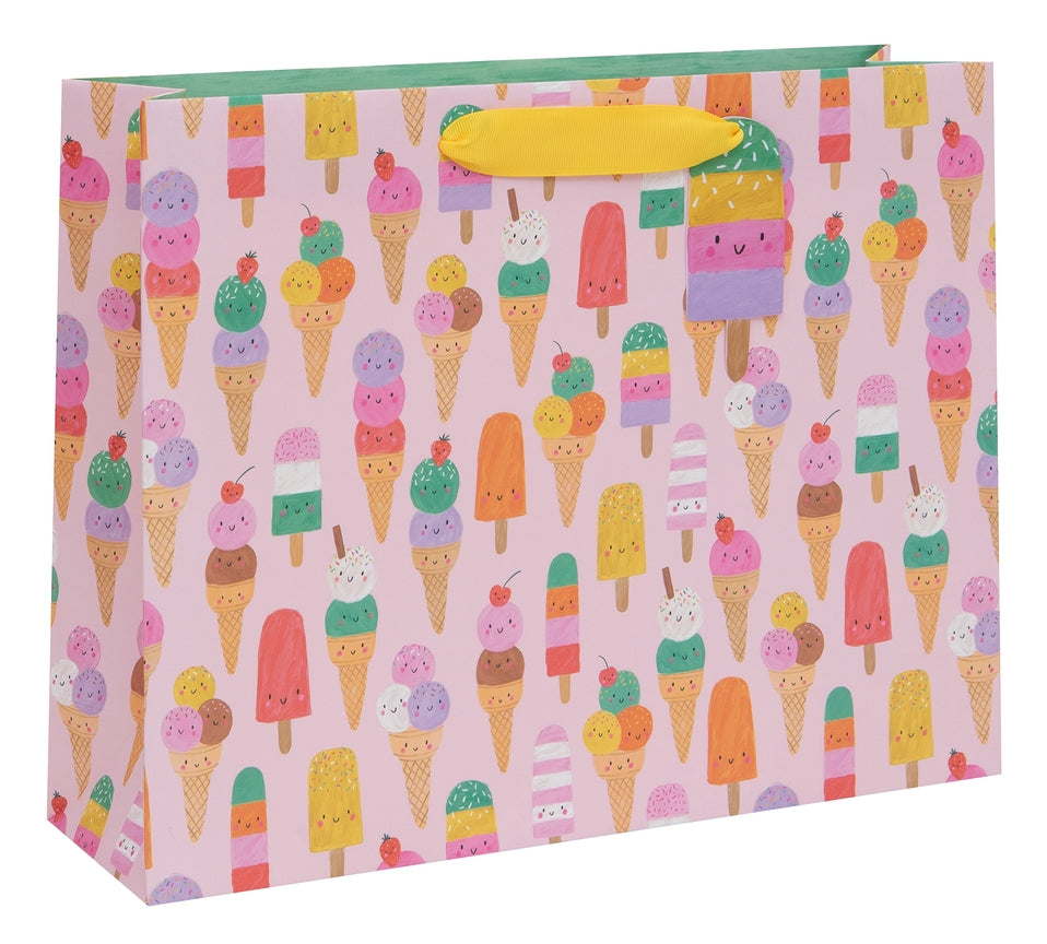 Ice Cream Large Landscape Gift Bag