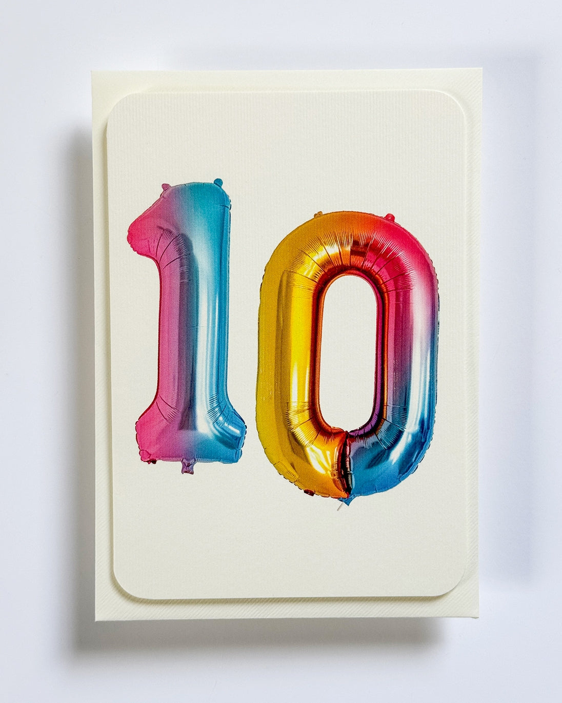 Birthday Balloon No. 10 Card