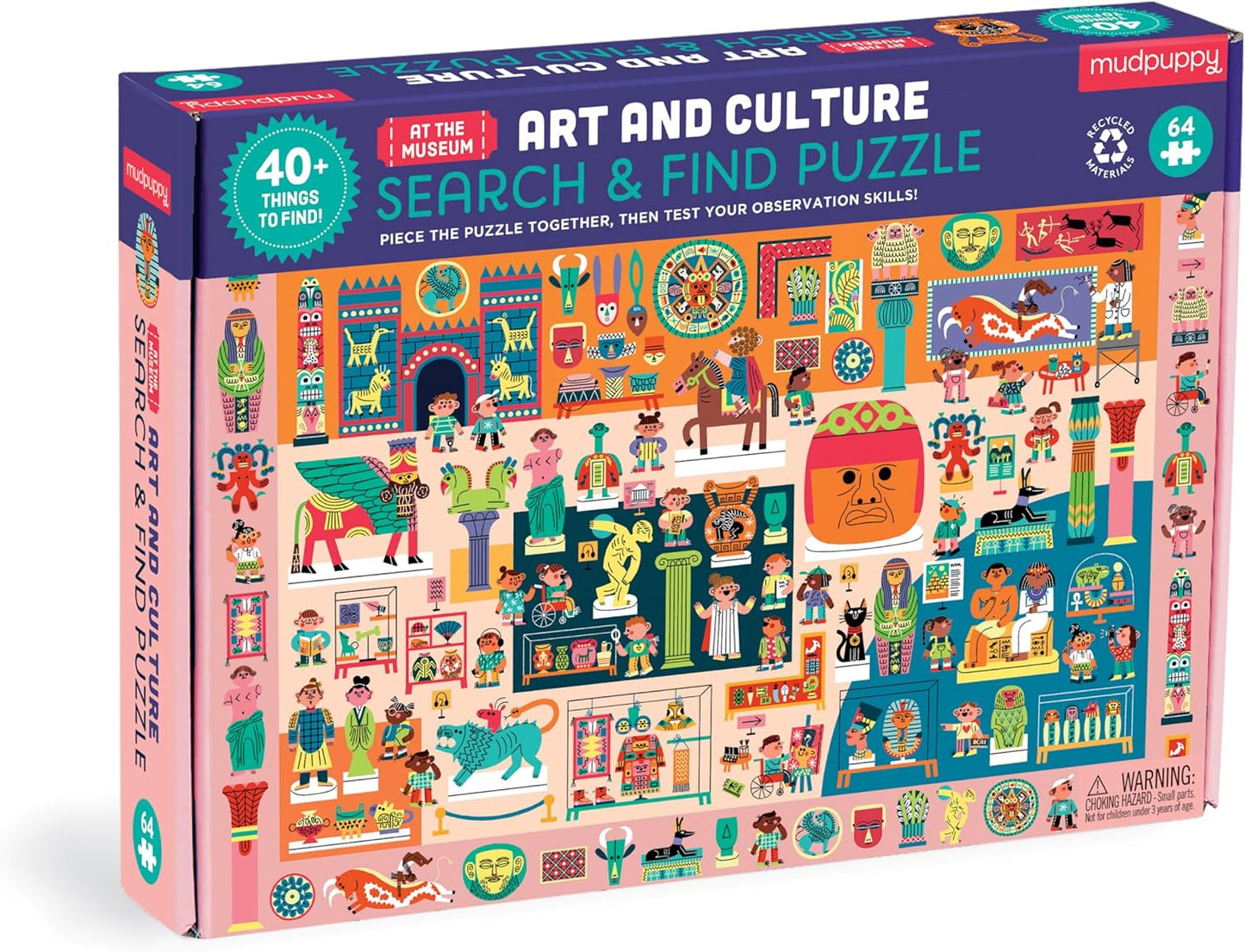 Art and Culture at the Museum 64 Piece Puzzle