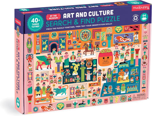 Art and Culture at the Museum 64 Piece Puzzle