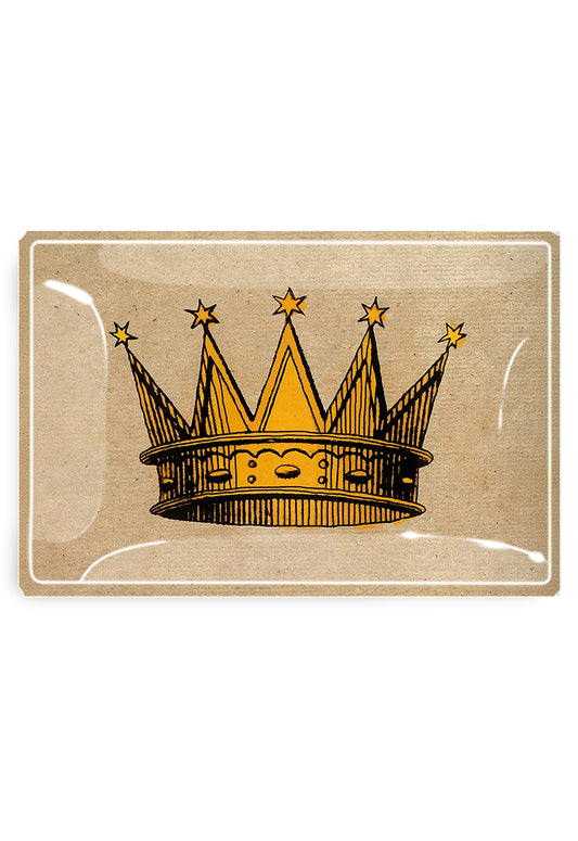 17th Century Sun Crown Decoupage Tray