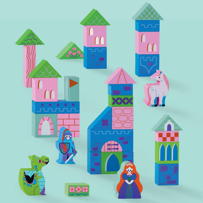 Princess Palace Wooden Blocks